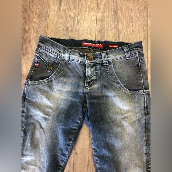 MISS SIXTY WOMEN FLIP FARGO MID RISE BOOT CUT JEANS IN SIZE 29 - Picture 3 of 16